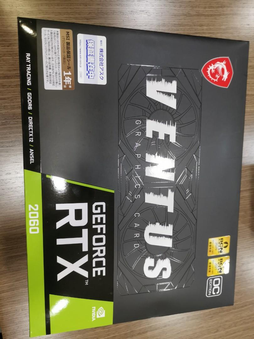 SI GeForce RTX 2060 VENTUS 12G OC Graphics Board VD7937 顯示咭
