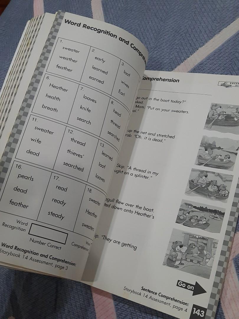 Sing Spell Read Write Assessment Book never used, Hobbies & Toys