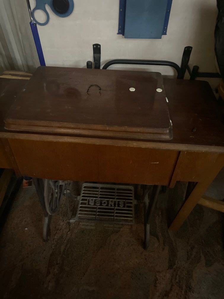 Singer sewing machine base, Furniture & Home Living, Furniture, Other ...