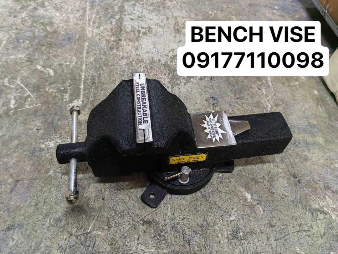 SKS Bench Vise (Category: Construction Tools & Equipment) located in Manila. Submitted by joeyroque09 (Listing ID 1176526423, Image 2). Description: TAKEZO INDUSTRIAL SUPPLY Location: Mayhaligue St. Abad Santos, Manila Waze: Takezo Industrial Supply (Tondo, Manila) Land mark: Uno High School Tabon 1, Centennial Road, Kawit, Cavite Waze: Takezo Industrial Supply (Kawit) Land mark: Phoenix Gas Station beside Mana Town Center TALK TO US 0-9-1-7-7-1-