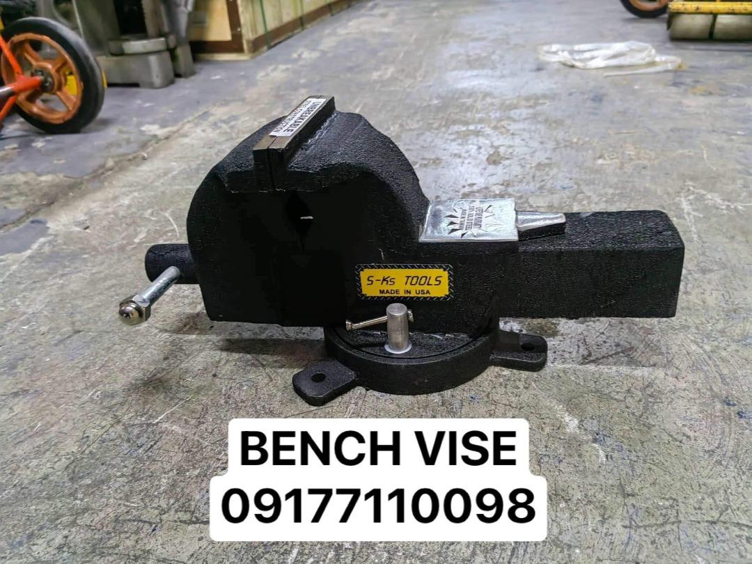 SKS Bench Vise (Category: Construction Tools & Equipment) located in Manila. Submitted by joeyroque09 (Listing ID 1176526423, Image 1). Description: TAKEZO INDUSTRIAL SUPPLY Location: Mayhaligue St. Abad Santos, Manila Waze: Takezo Industrial Supply (Tondo, Manila) Land mark: Uno High School Tabon 1, Centennial Road, Kawit, Cavite Waze: Takezo Industrial Supply (Kawit) Land mark: Phoenix Gas Station beside Mana Town Center TALK TO US 0-9-1-7-7-1-