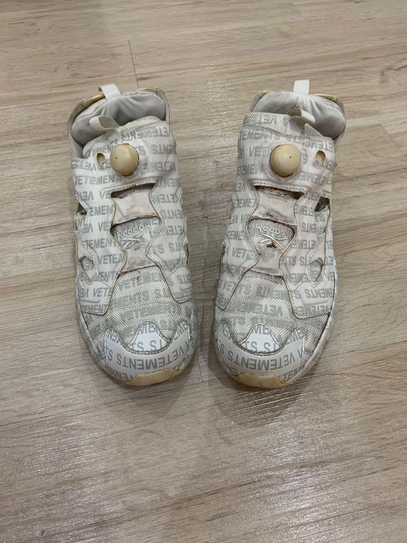 sneakers vetements x reebok instapump fury emoji Fesyen Pria