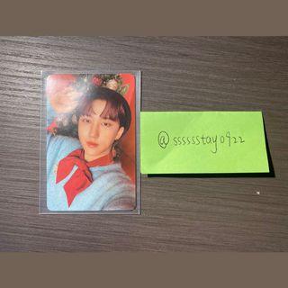 Stray Kids Changbin Christmas photo card