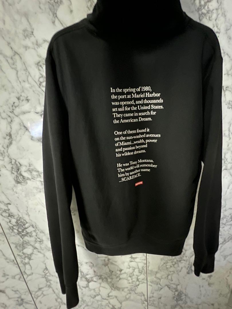 Supreme clearance hoodie scarface