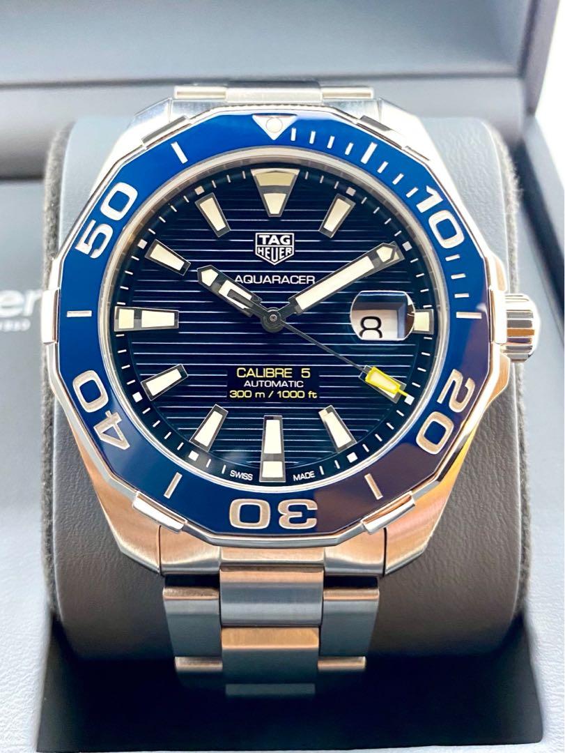 Tag heuer aquaracer shop calibre 5 ceramic bezel