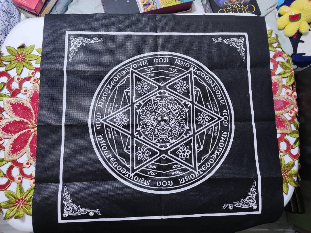 Tarot Tablecloth (Category: Table Linen & Textiles) located in Quezon City. Submitted by hectorious_123 (Listing ID 1176516975, Image 2). Description: TAROT TABLECLOTH FOR ONLY 150 PHP!✨✨ BRAND NEW NO FLAWS PERFECT FOR DIVINATION OR DECORATION QUALITY PRINT NOVALICHES QC LOCATION.