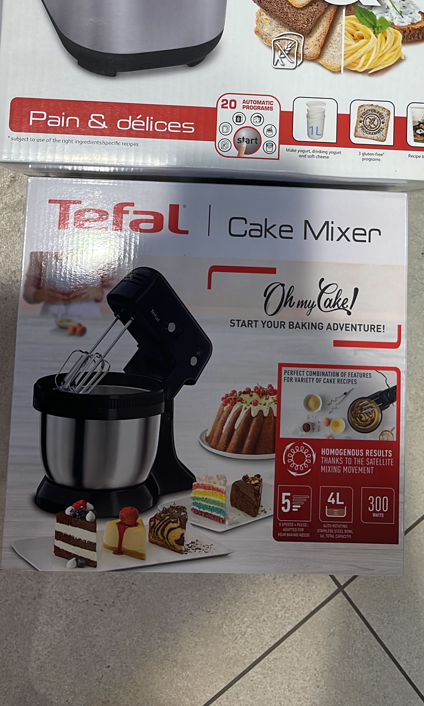 Tefal stand mixer BNIB, TV & Home Appliances, Kitchen Appliances, Hand