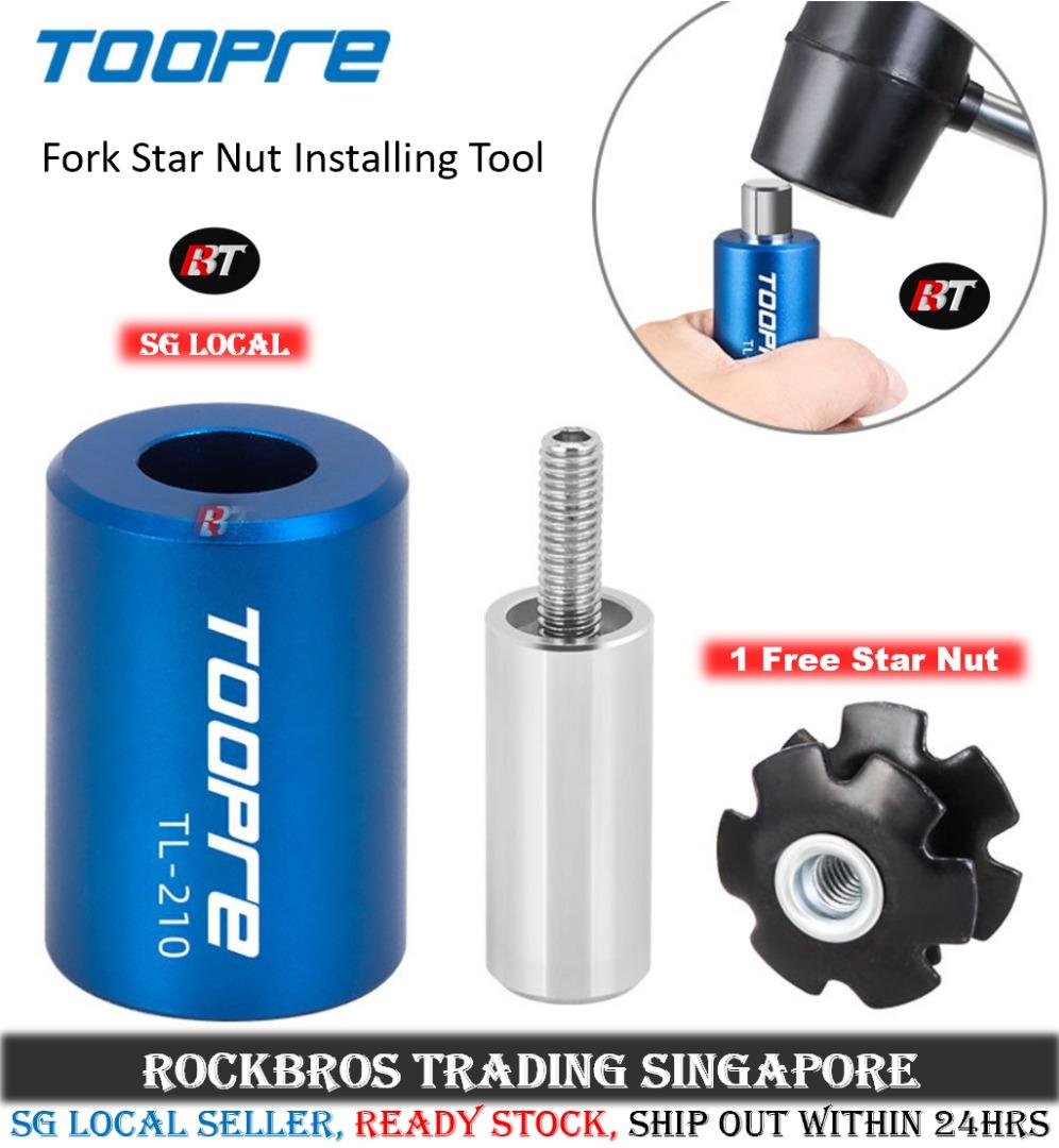 Toopre bicycle fork star nut insert tool sunflower nut installation