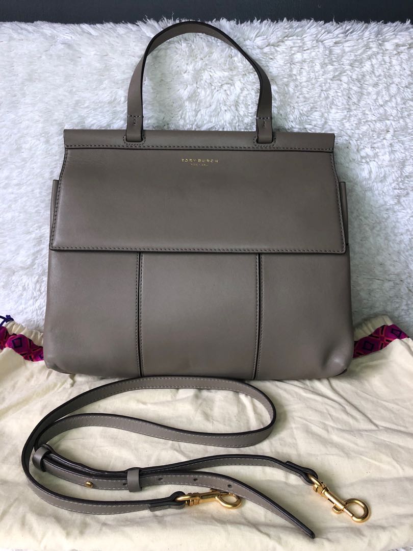 Tory Burch Block T Satchel Bag Luxury Bags Wallets on Carousell