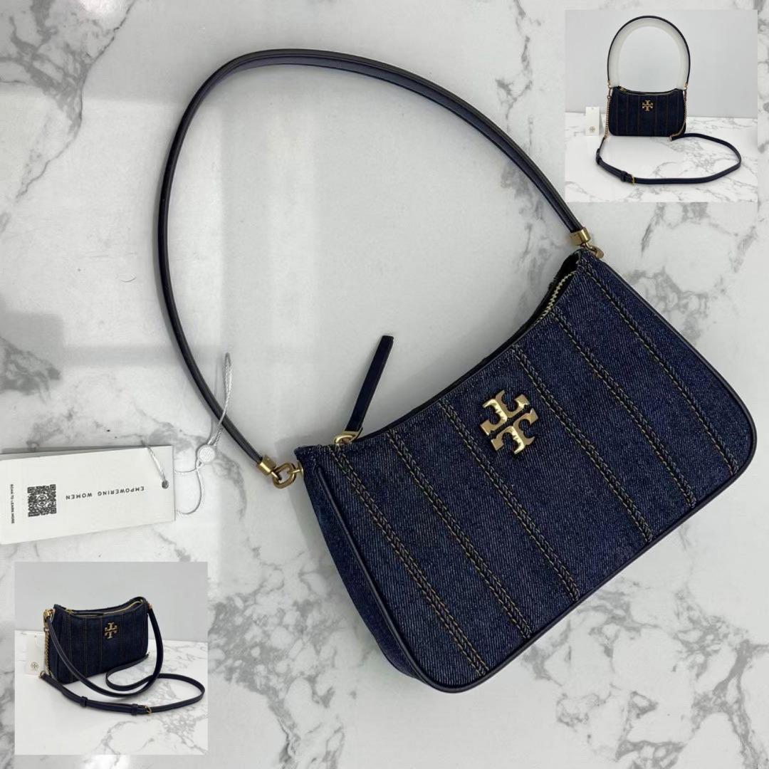TORY BURCH Kira Denim Mini Bag, Luxury, Bags & Wallets on Carousell
