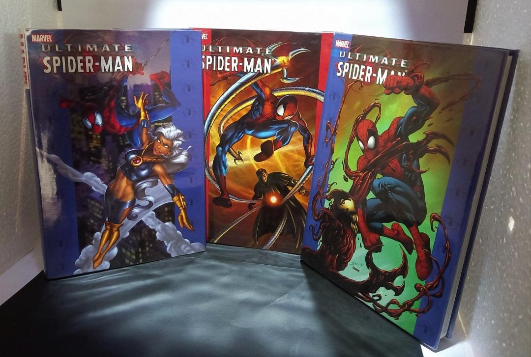 Ultimate Spider-Man Deluxe Hardcover Set (Vols. 1 to 9) by Bendis & Bagley,  Hobbies & Toys, Books & Magazines, Comics & Manga on Carousell