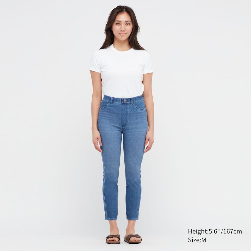 Uniqlo Ultra Stretch High Rise Cropped Legging Pants, Women's Fashion,  Bottoms, Jeans & Leggings on Carousell