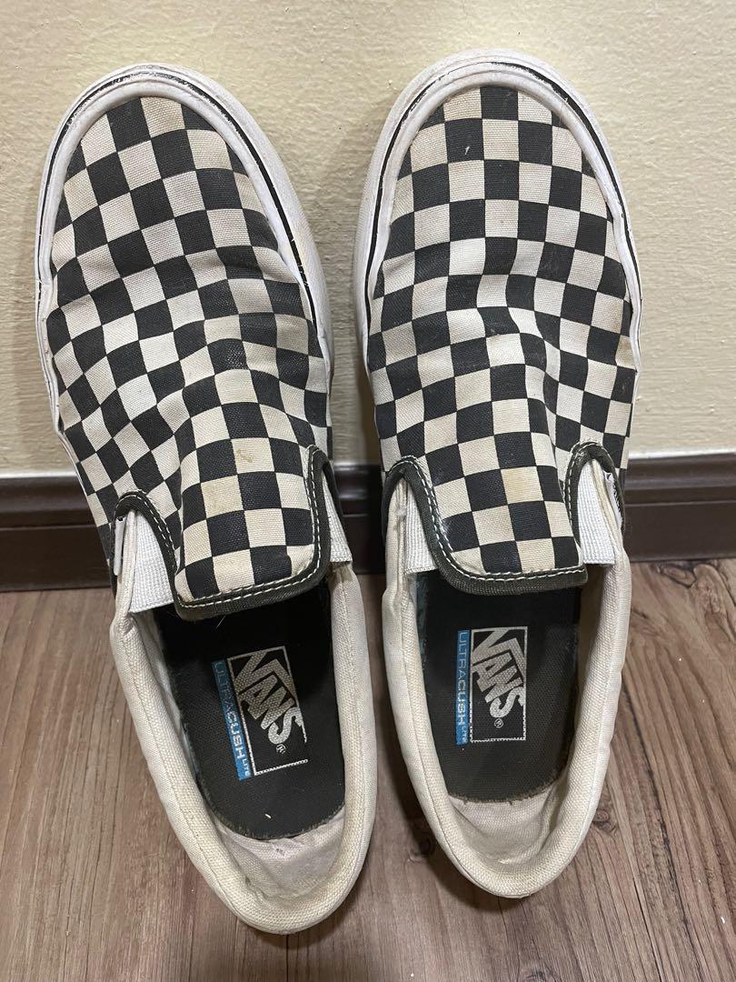 Vans Checkered Slip On ULTRACUSH Men s Fashion Footwear