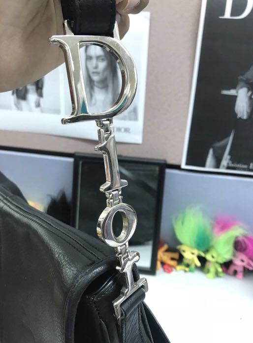 Vintage Dior Messenger Bag in Leather, Women's Fashion, Bags & Wallets