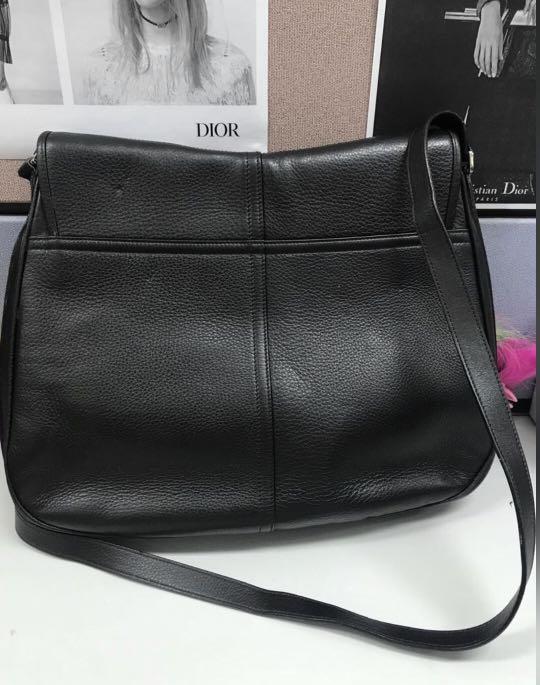 Vintage Dior Messenger Bag in Leather, Women's Fashion, Bags & Wallets