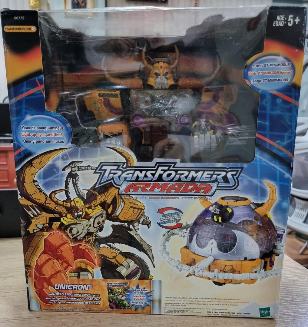 VINTAGE HASBRO TRANSFORMERS ARMADA UNICRON (Category: Action & Battle Toys) located in Manila. Submitted by shellen8 (Listing ID 1176606896, Image 2). Description: FOR SALE: VINTAGE HASBRO TRANSFORMERS UNICRON ARMADA CONDITION: BACK IN BOX, DISPLAYED ONLY NEVER PLAYED, LIKE NEW AND 100% COMPLETE. SOLD AS IS, WHAT YOU SEE IS WHAT YOU GET. NO REFUND. NOT FOR PICKY OR FUSSY BUYER. PRICE: 10,000 PESOS (PRICE SLIGHTLY NEGOTIABLE FOR SURE BUYER, STRICT