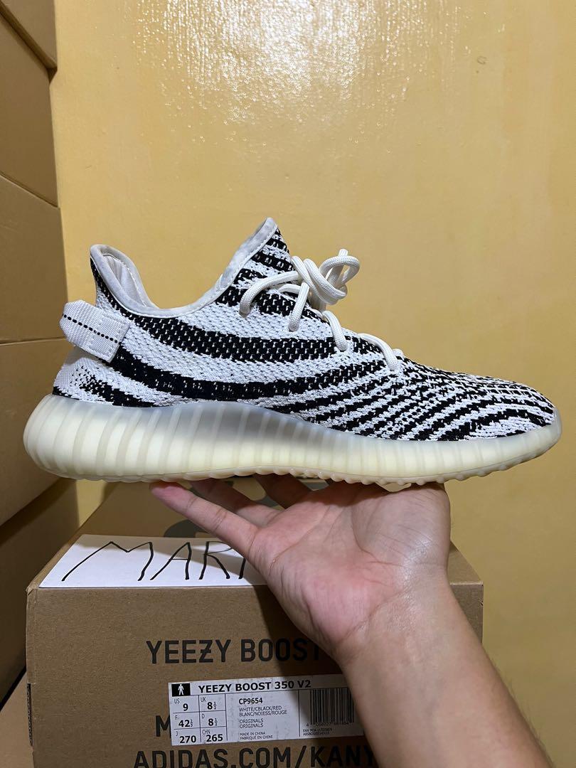 Tenis yeezy deals boost 350 zebra