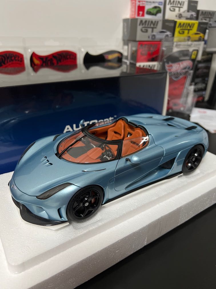 1/18 AUTOart Koenigsegg Regera Horizon a blue Launch Colour