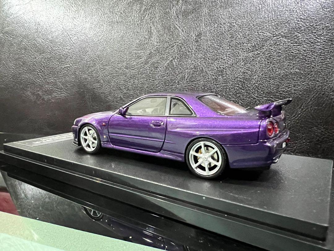 1/18 AUTOART SKYLINE GT-R (R34) V-spec II BBS LM wheel version Midnight 1/18 AUTOART SKYLINE GT-R (R34) V-spec II BBS LM wheel version Midnight