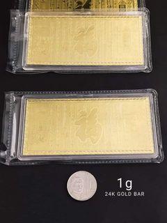 24k HongKong gold Gold bar