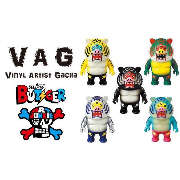 MEDICOM TOY - VAG(VINYL ARTIST GACHA) SERIES 30 miniBUTIGER