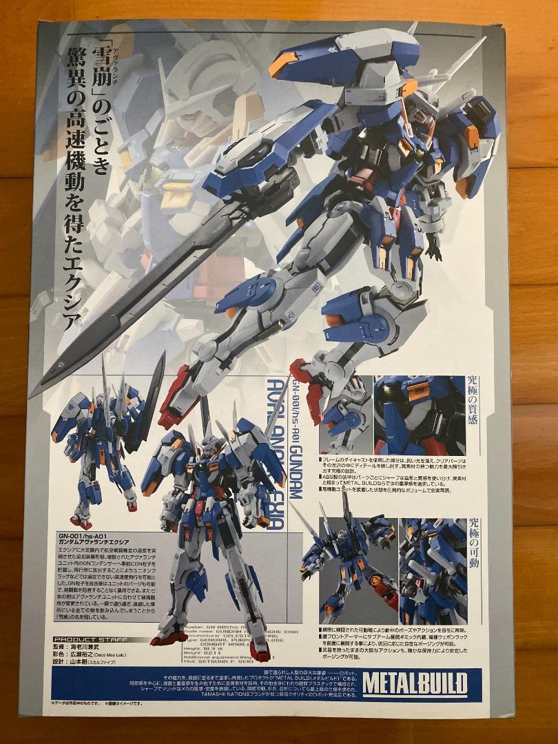 日魂 全新 Metal Build Mb Gundam 00v Gundam Avalanche Exia Gn 001 雪崩 興趣及遊戲 玩具 遊戲類 Carousell