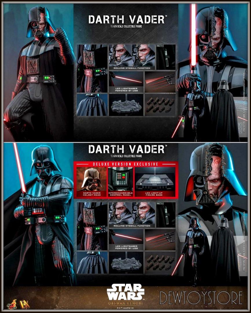 Hot Toys Star Wars : Obi-Wan Kenobi - Figurine DX 1/6 Darth Vader Deluxe Version 35 cm