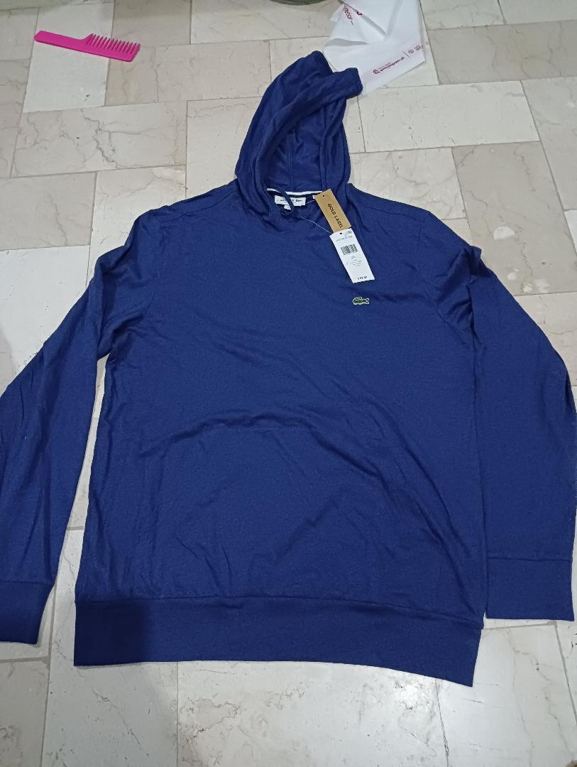Lacoste men's hooded cotton jersey sweatshirt new arrivals
