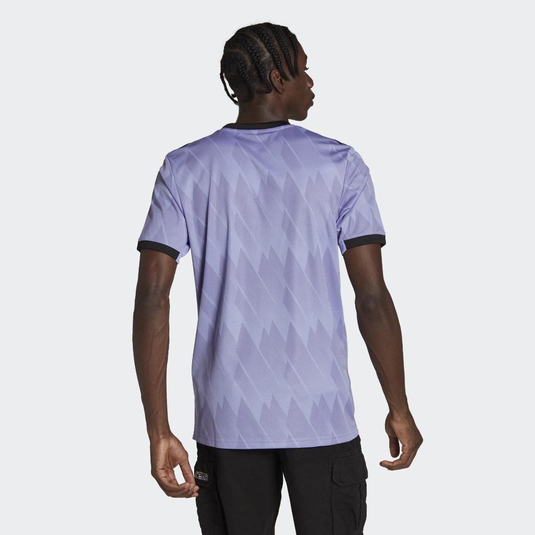 ADIDAS REAL MADRID 22/23 AWAY 皇馬 男 客場 球迷版 球衣 H18489, 男裝, 運動服裝 - Carousell