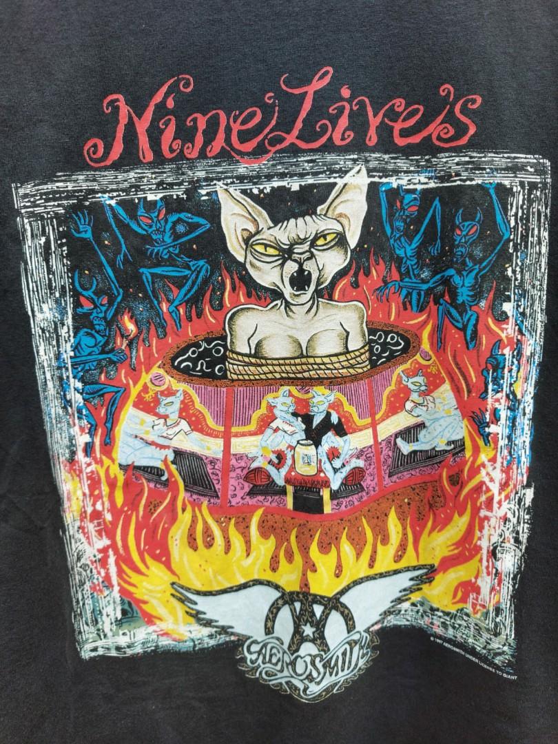 AEROSMITH Nine Lives Tee身幅55cm