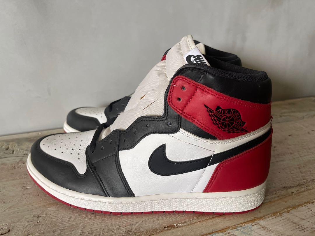 Air Jordan 1 black toe 2016 Men s Fashion Footwear Sneakers on