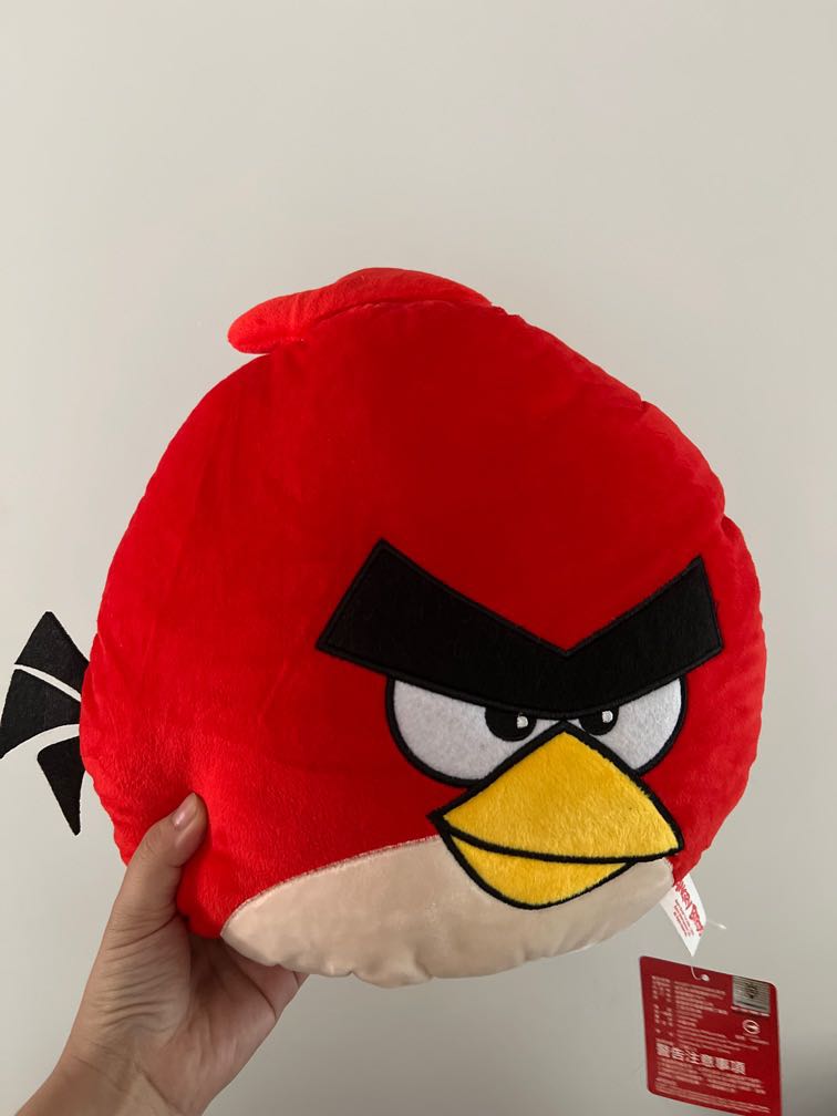 Angry Bird Plushie, Hobbies & Toys, Toys & Games on Carousell