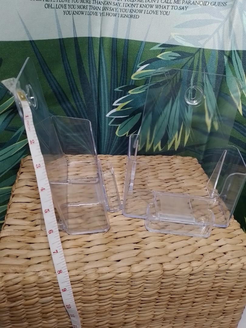 Arcylic Transparent Stand Calling Cards Organizer Desktop Display (Category: Storage Boxes & Baskets) located in San Juan City. Submitted by salesite (Listing ID 1176694733, Image 2). Description: Arcylic Transparent Stand Calli g Cards Organizer Desktop Display.