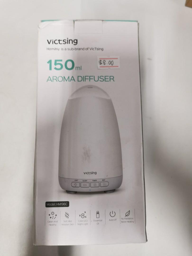 Aroma diffuser 150ml victsing, TV & Home Appliances, Air Purifiers