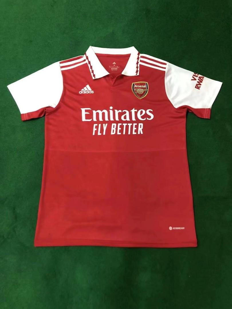 Arsenal home, away & 3rd kit 22/23, Men's Fashion, Activewear on Carousell