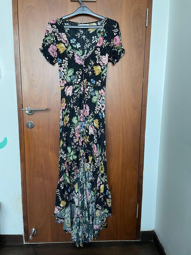 Auguste delilah frill maxi dress discount