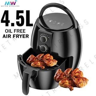 Automatic Air Fryer Oil Free Healthy Cooking Non stick 4.5L TV331