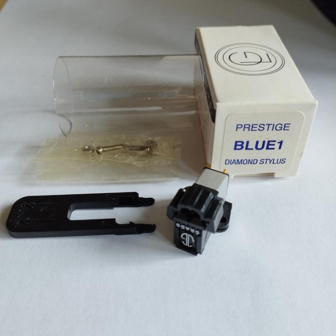 Available GRADO PRESTIGE BLUE 1 mm cartridge stylus moving iron for turntable record needle player phonograph JAPANESE IMPORT ACTUAL PICS