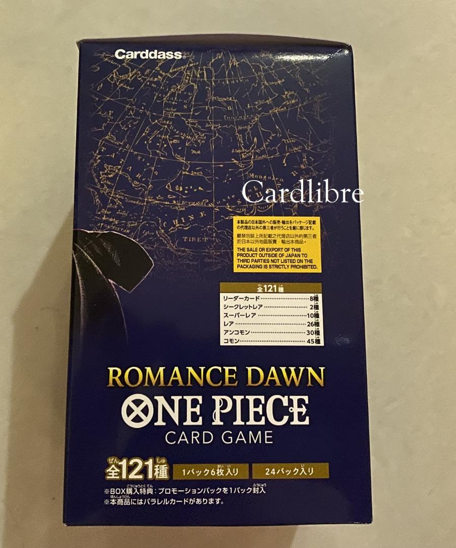 japanese romance dawn booster box One Piece OP-01 Pack  Card Galaxy Feel the new One Piece romance dawn booster box Japanese
