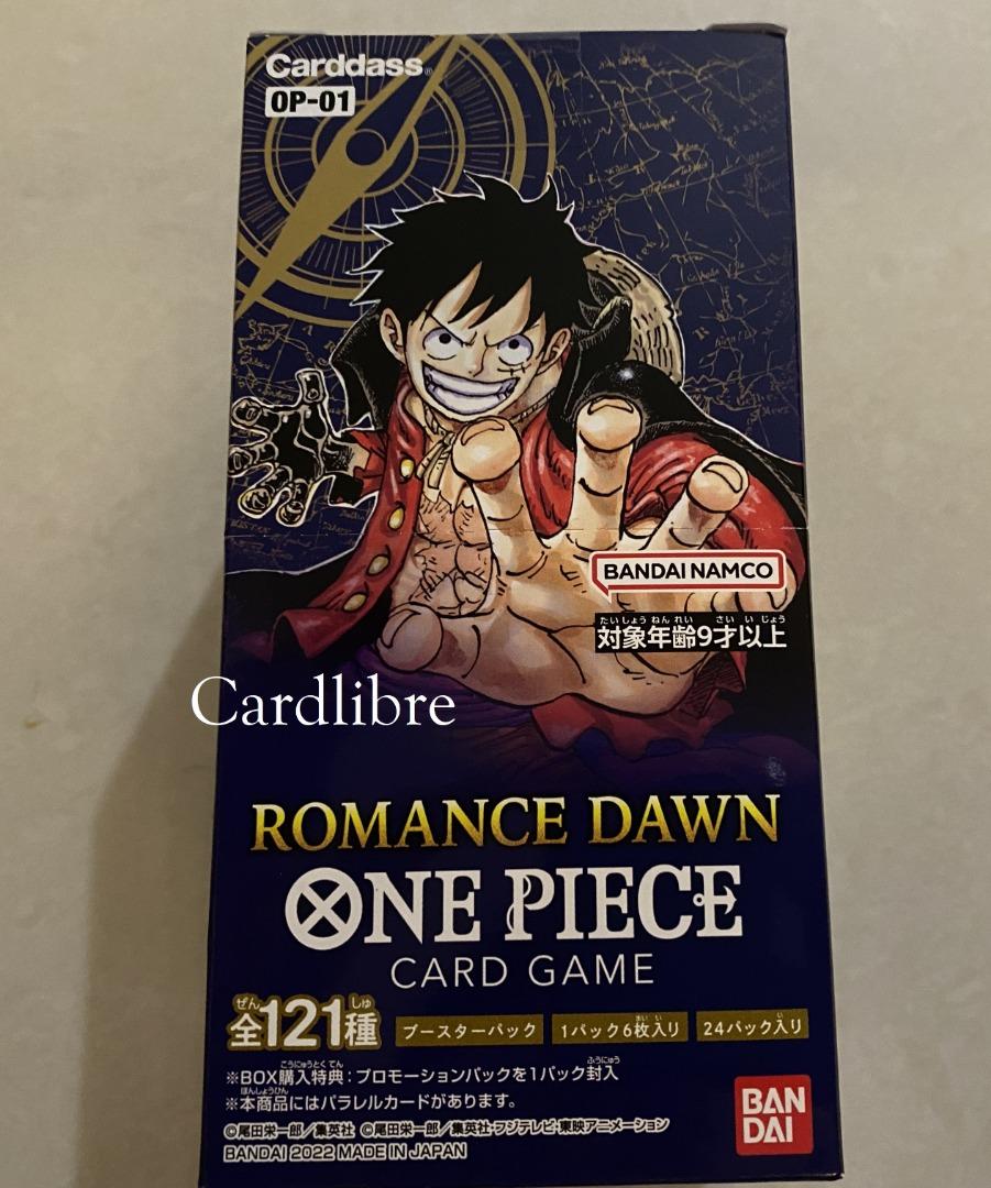 op01 booster box japanese One Piece Card Game - Romance Dawn you can build a two OP-01 ROMANCE DAWN booster box