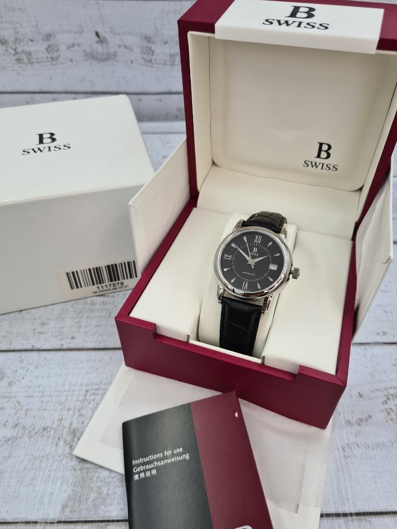B swiss by new arrivals bucherer analog men's watch