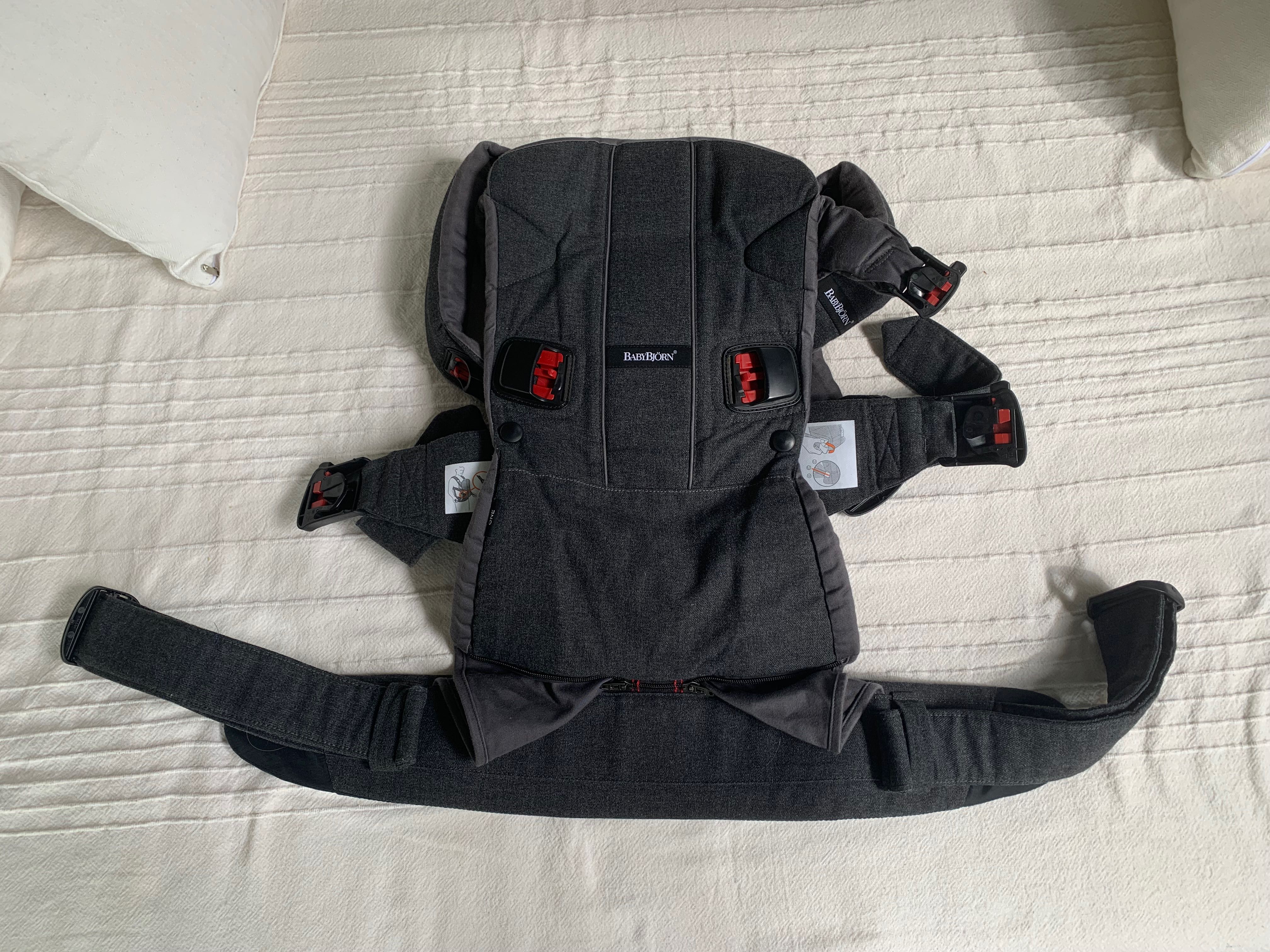 Babybjorn Carrier One Cotton, Black, Babies & Kids, Going Out, Carriers & Slings on Carousell