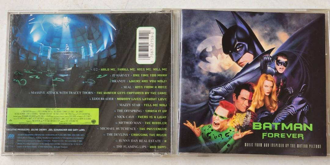 Batman Forever ( ORIGINAL SOUNDTRACK ) ( PRINTED IN THE USA ) CD, Hobbies &  Toys, Music & Media, CDs & DVDs on Carousell
