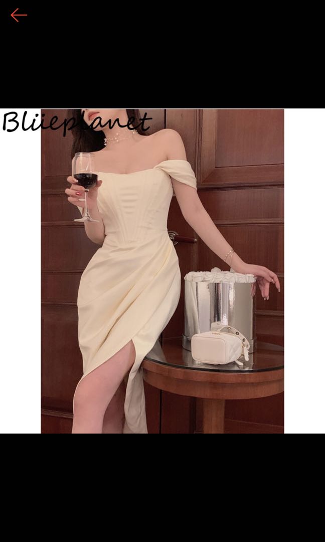 Beige Graduation Dress and Sandals Women s Fashion Dresses