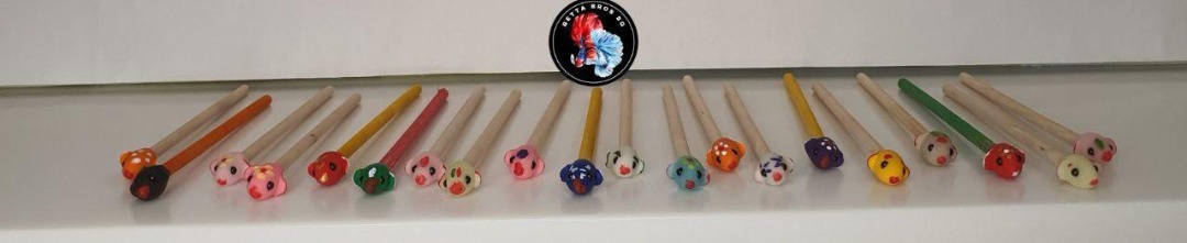 Betta Flare Stick / Kawaii Cat Fishing Decoration, Pet Supplies, Homes &  Other Pet Accessories on Carousell