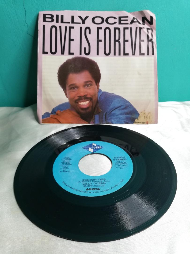 BILLY OCEAN LOVE IS FOREVER/DANCEFLOOR 7" VINYL, Hobbies & Toys, Music