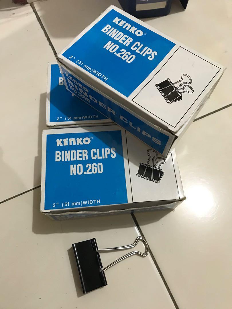 Binder Clips KENKO no 260 #New Buku Alat Tulis Alat Tulis di Carousell