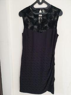 Black mini dress
