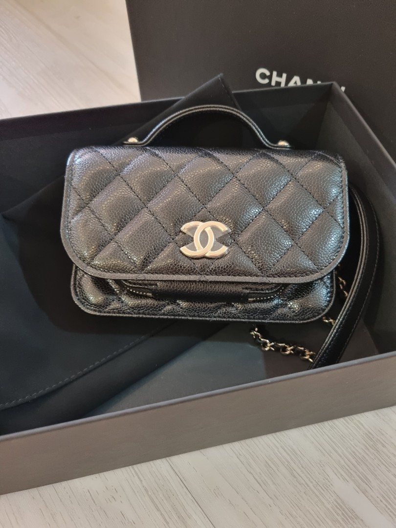 CHANEL BUSINESS AFFINITY CARAMEL 22B, Women's Fashion, Bags & Wallets,  Purses & Pouches on Carousell