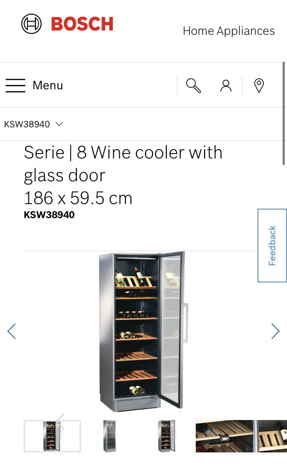 60 for all slats bosch wine fridge chiller (wooden slats only), Everything Else on Carousell